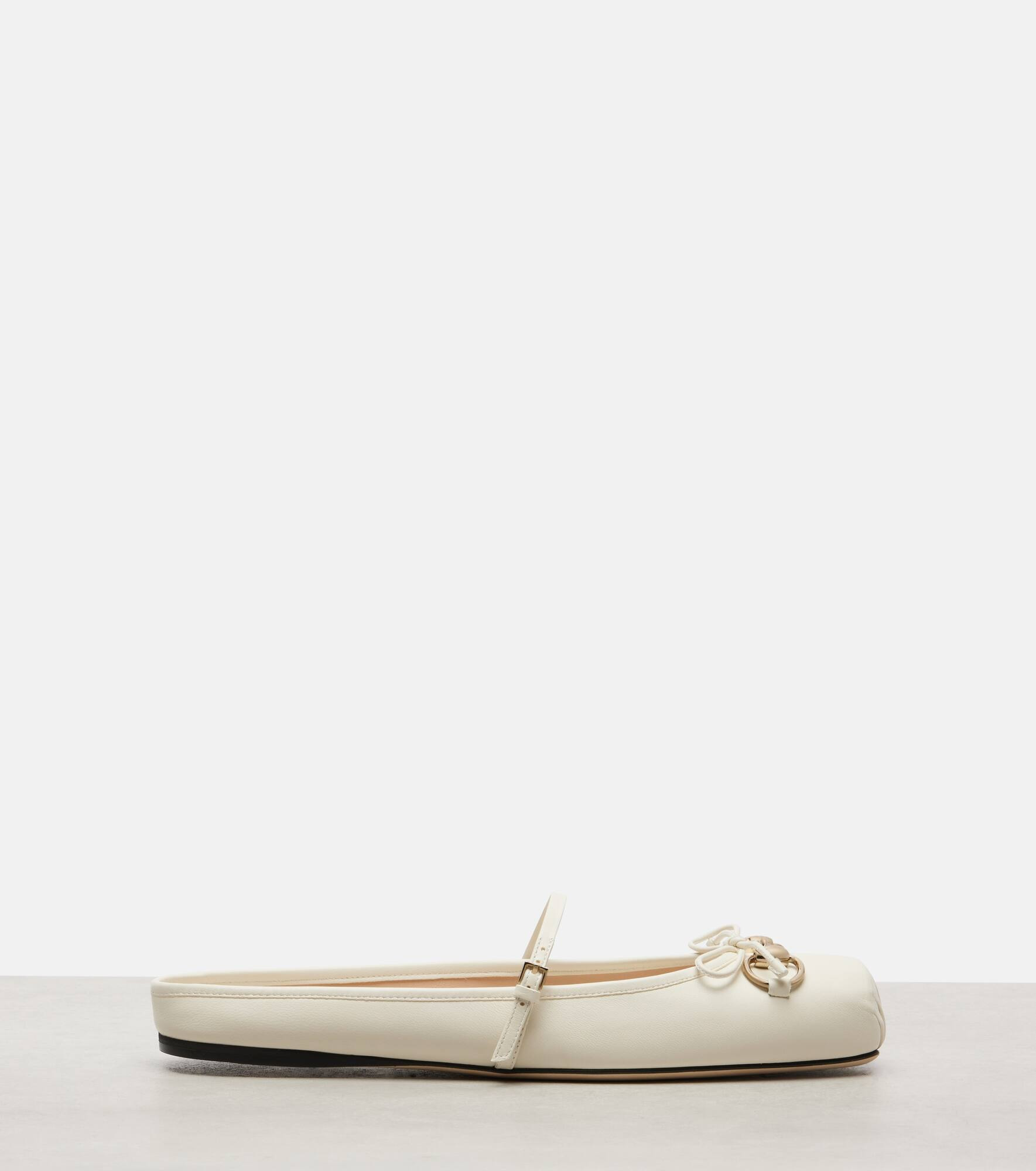 Gucci Horsebit leather ballet flats - 4