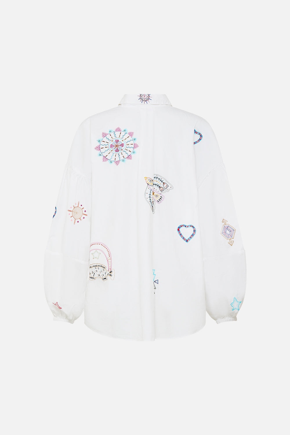 BALLOON SLEEVE SHIRT BLOUSE - 7