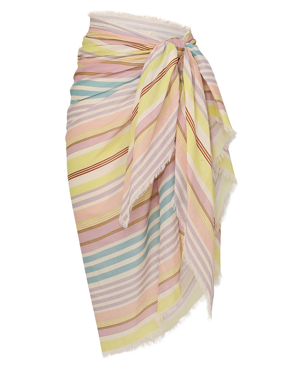 PRINTED COTTON PAREO - 1