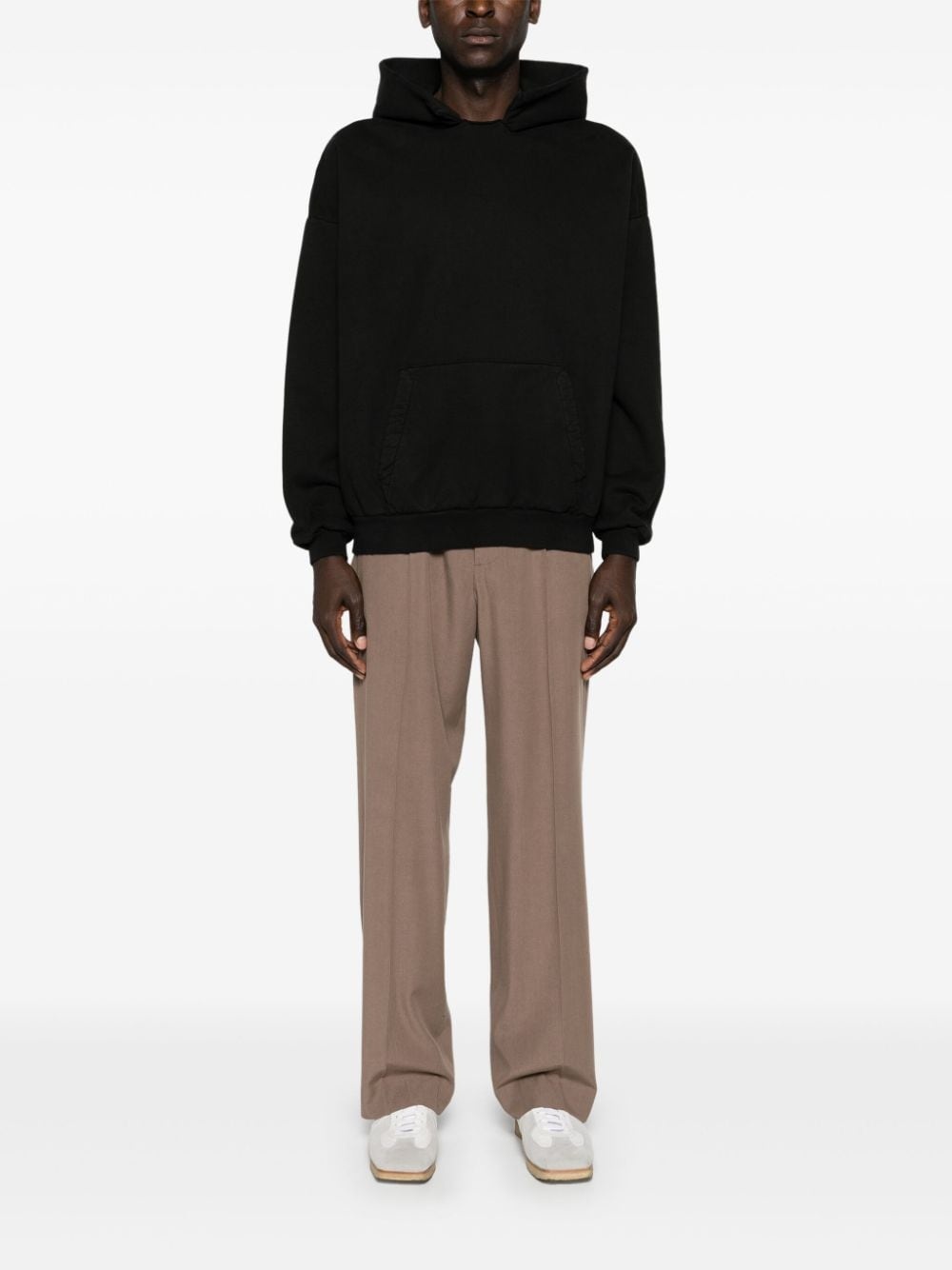 Undersized cotton hoodie - 3