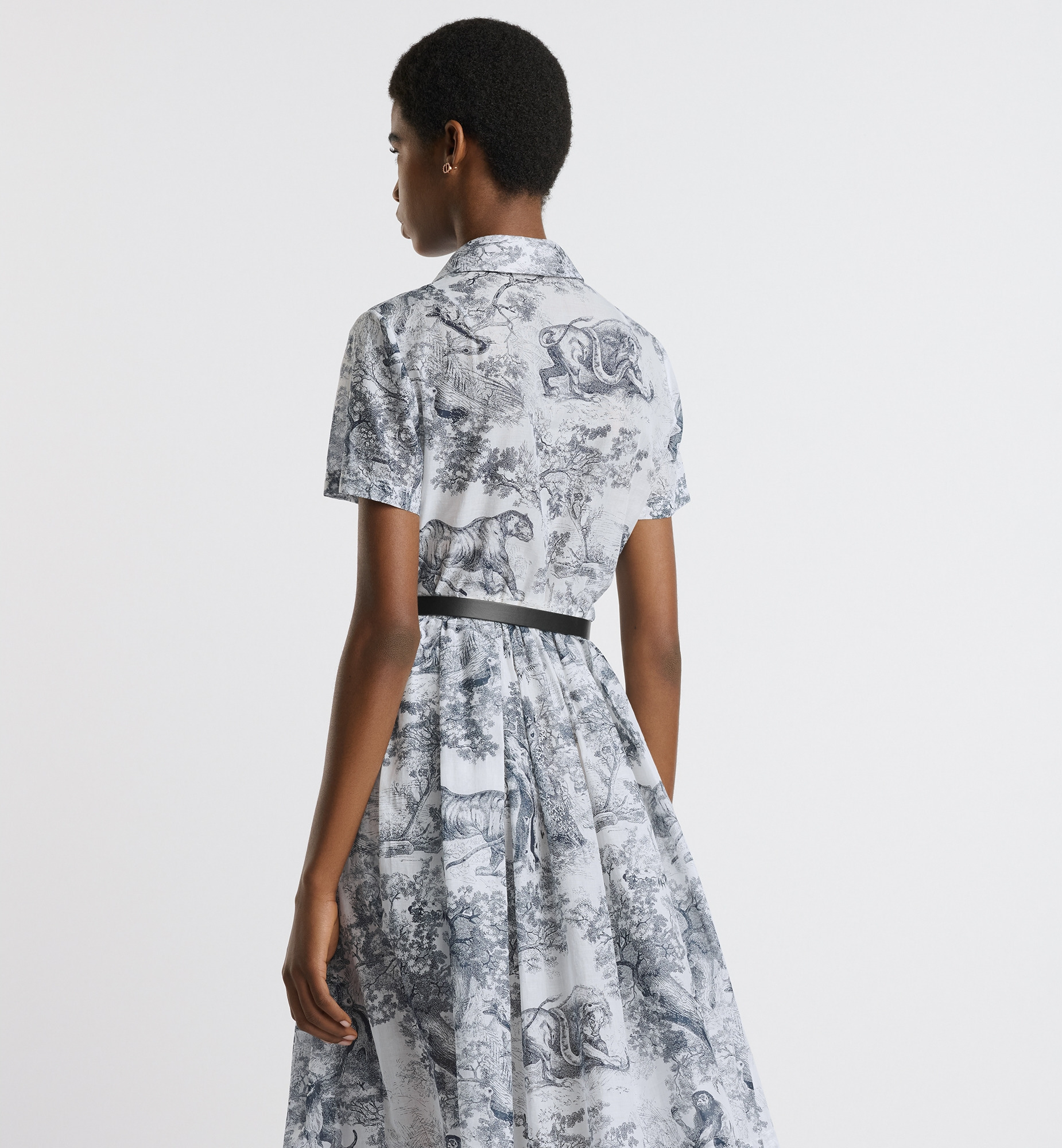 Mid-Length Shirt Dress - 4