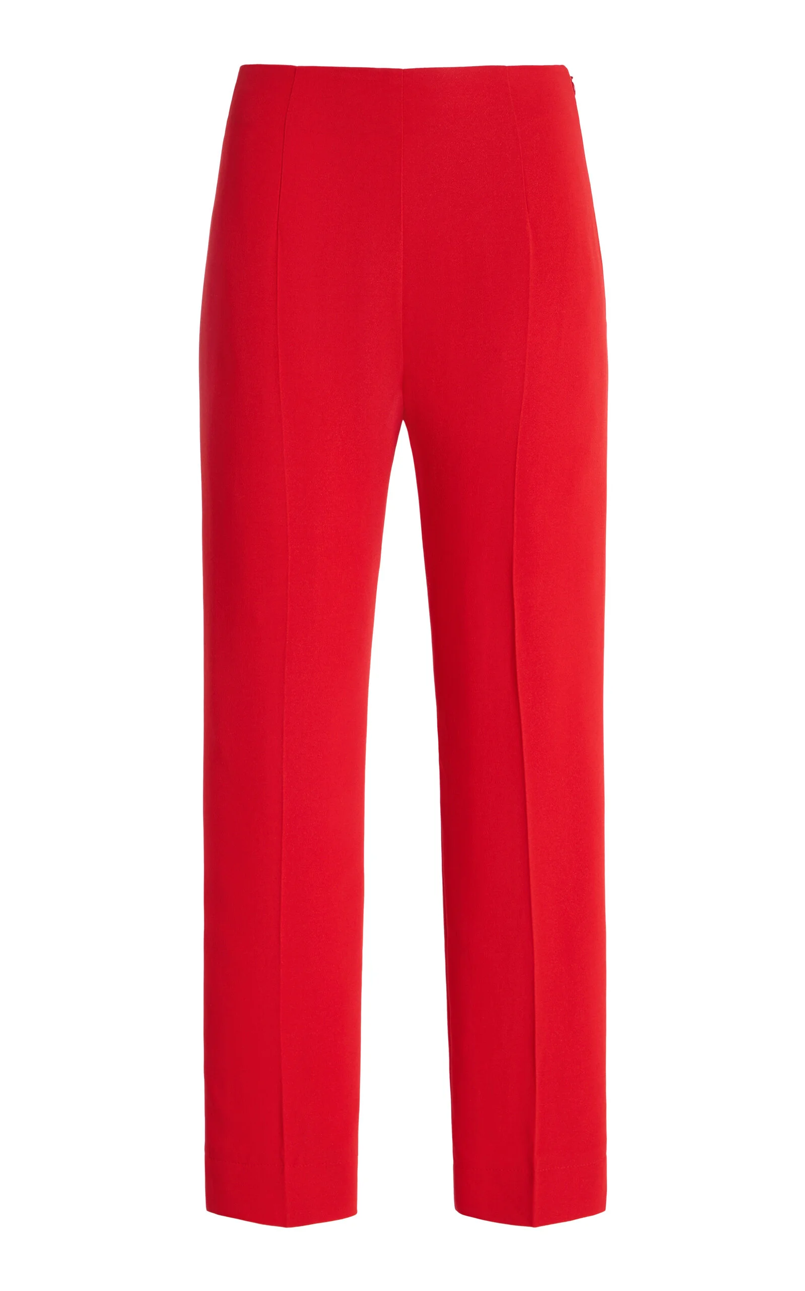 Drew Crepe Cropped Trousers red - 1
