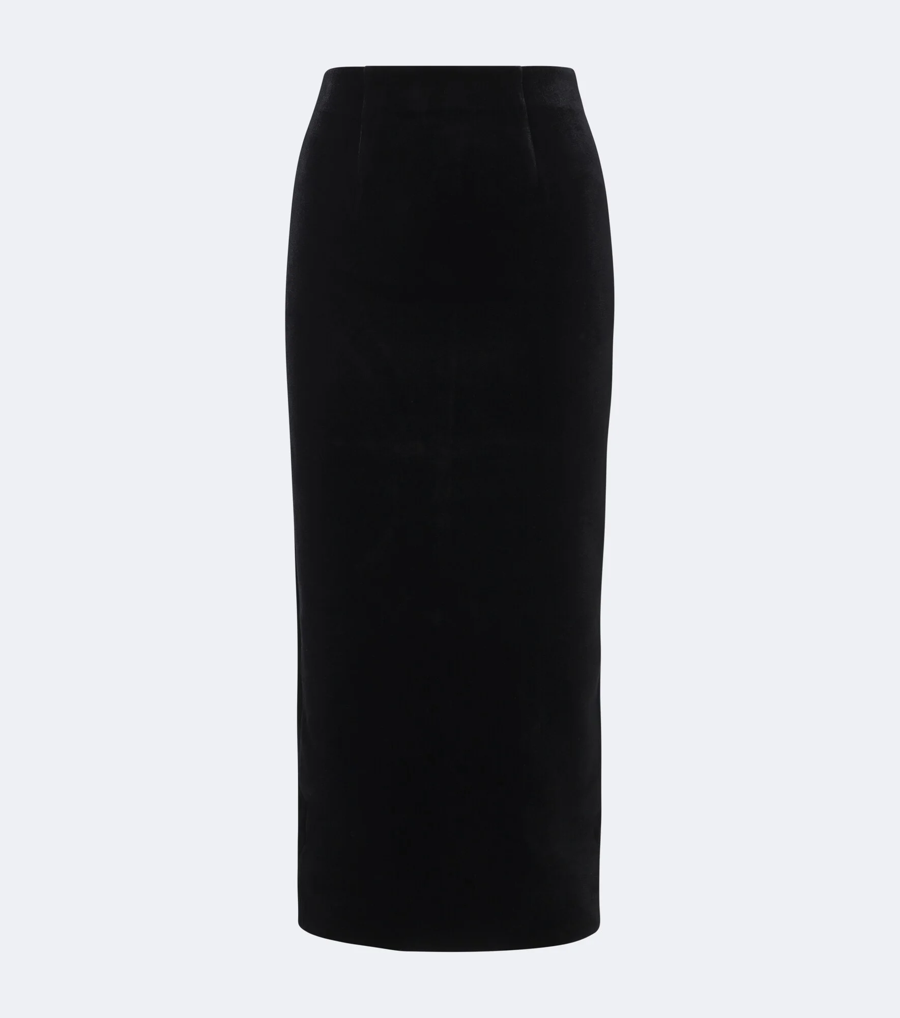 Velvet pencil skirt - 1