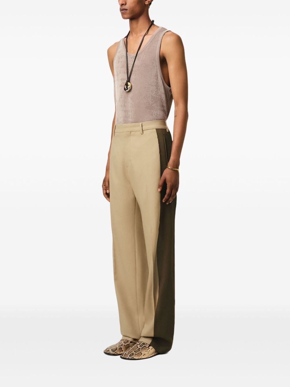 contrasting trousers - 3