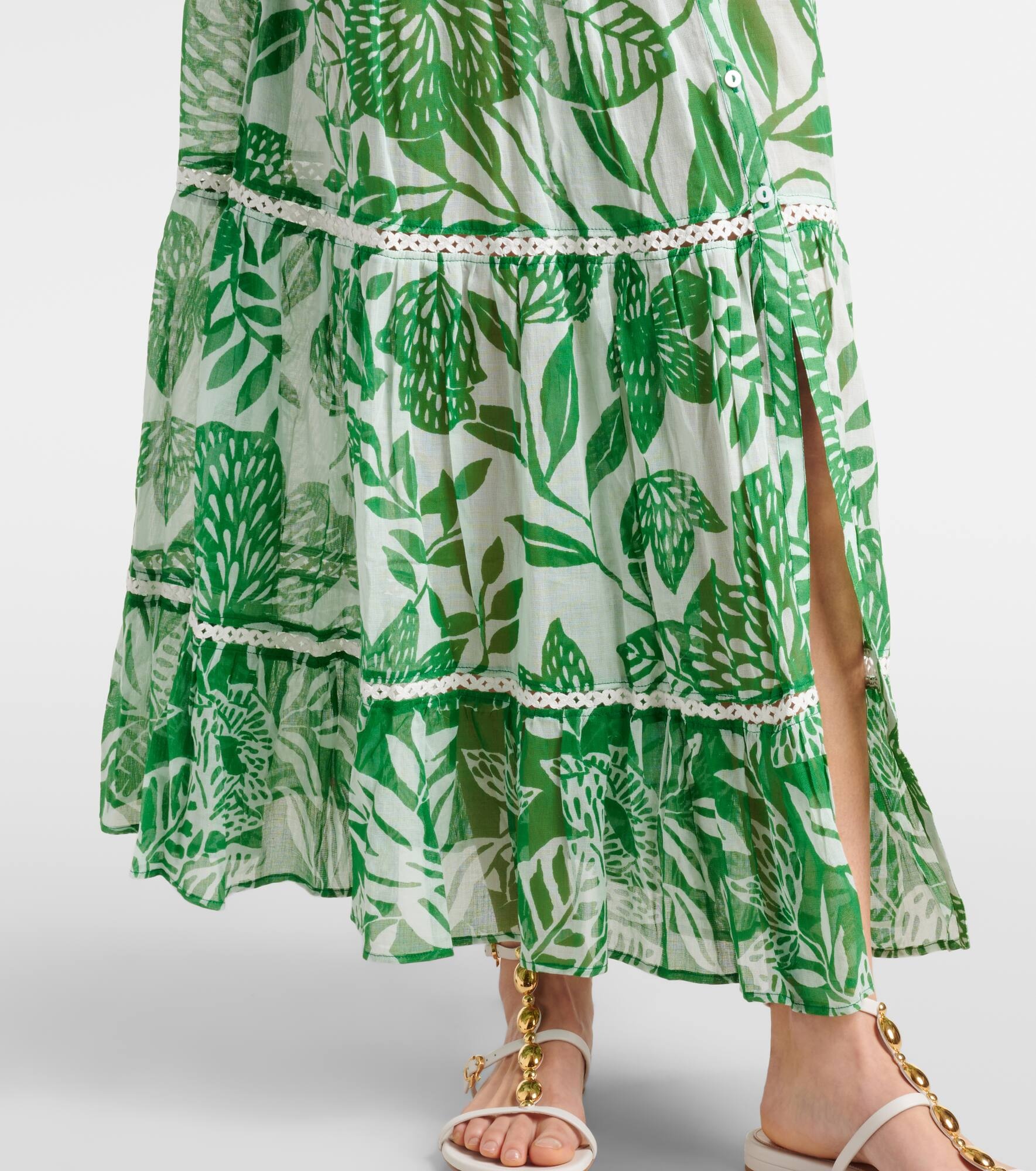 Kora printed cotton maxi dress - 6