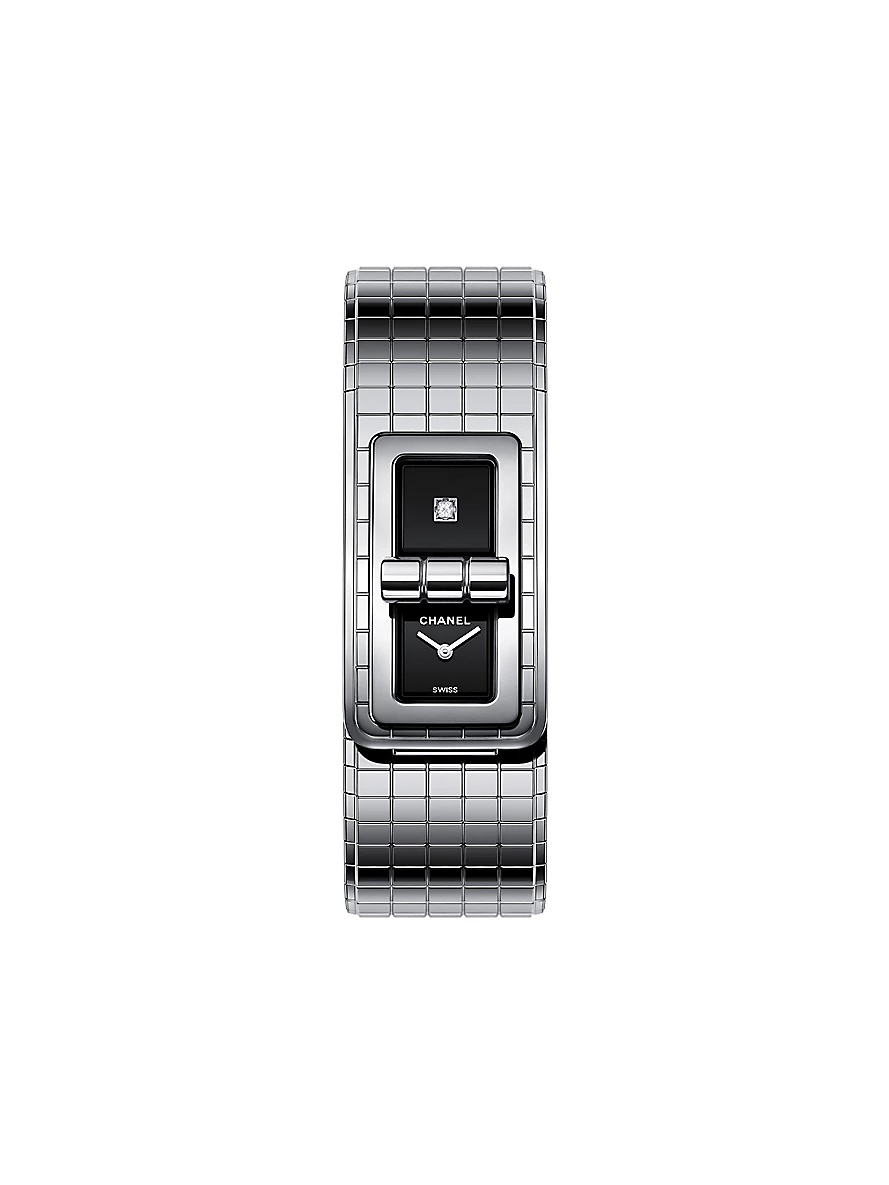 H5144 Code Coco steel and diamond watch - 1