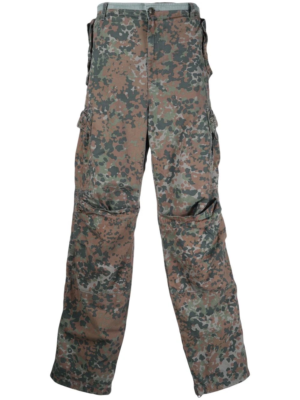 camouflage-print cargo trousers - 1