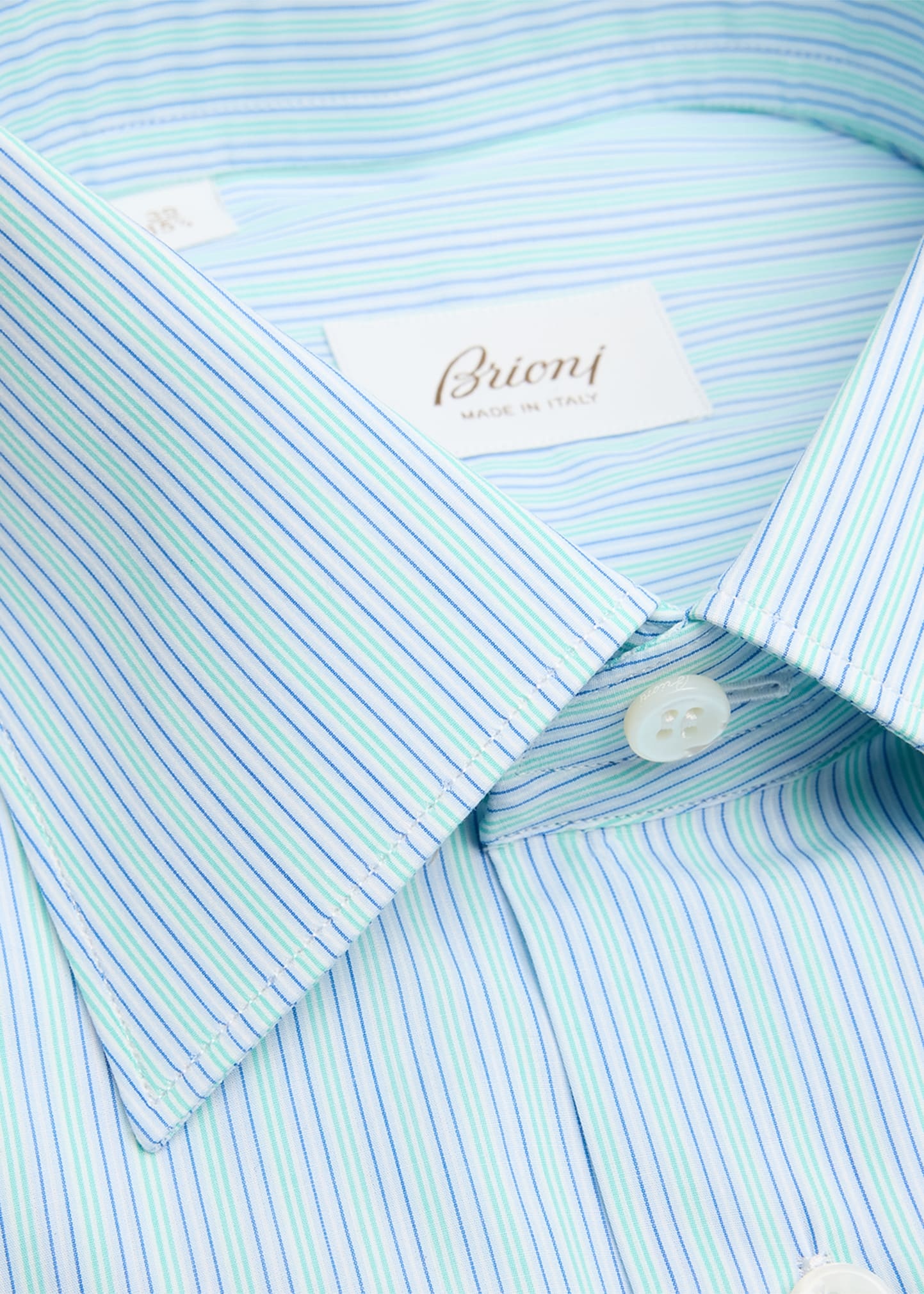 Men's Cotton Multi-Stripe Dress Shirt - 2