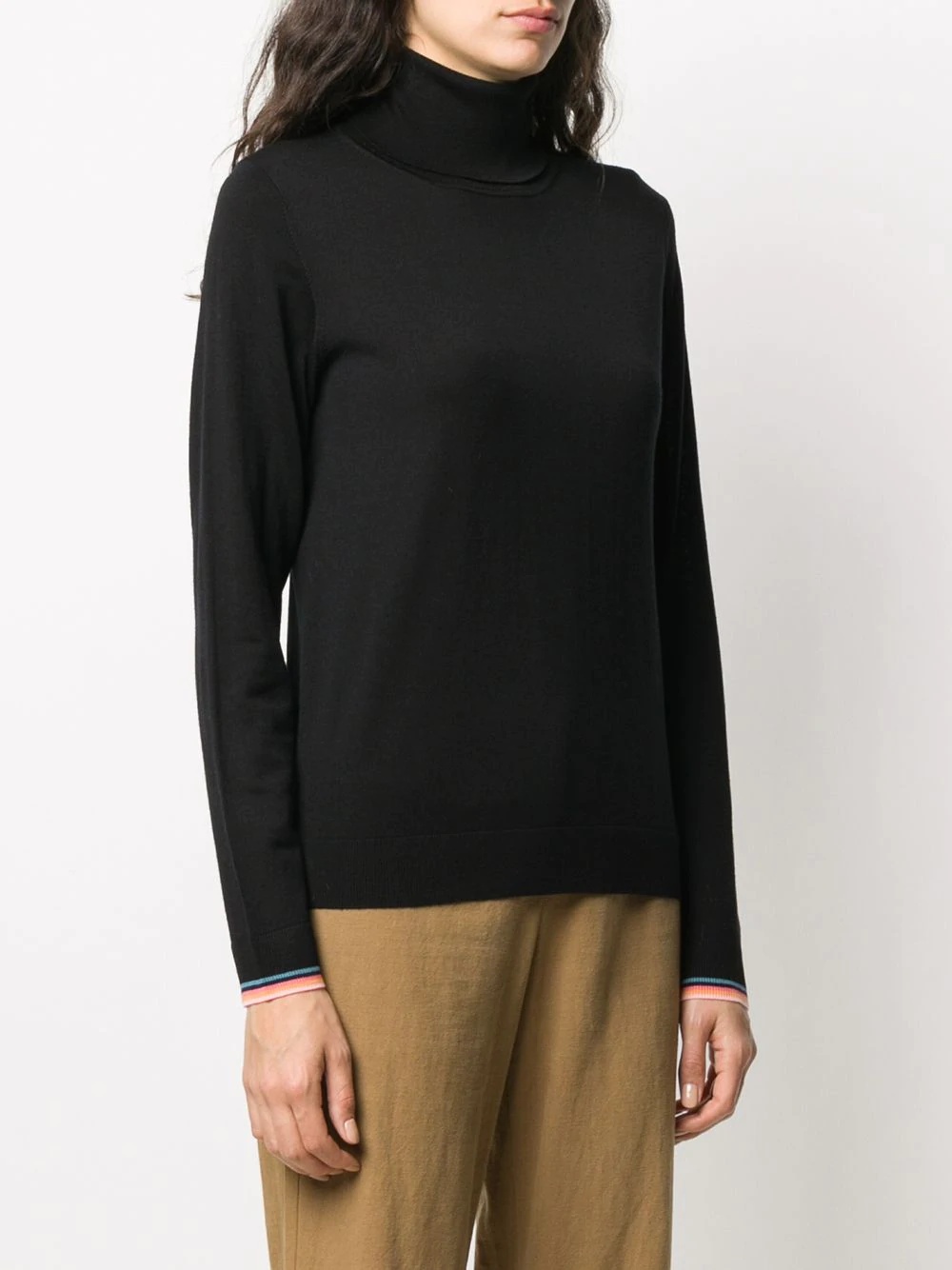 roll-neck knit jumper - 3