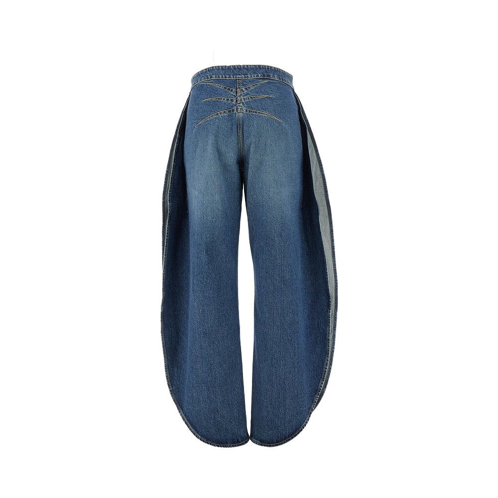 STONE WASHED DENIM 'PETAL' JEANS - 3