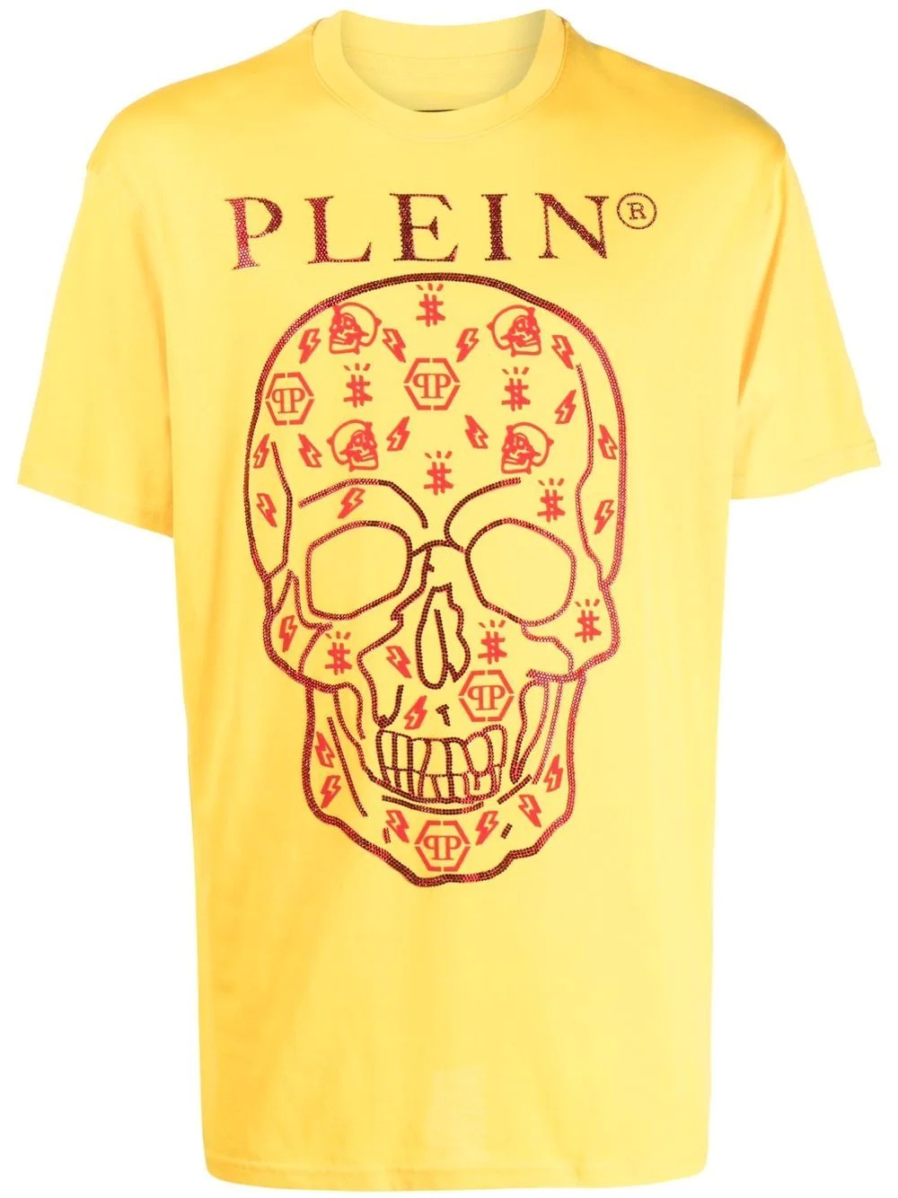 skull-print detail T-shirt - 1