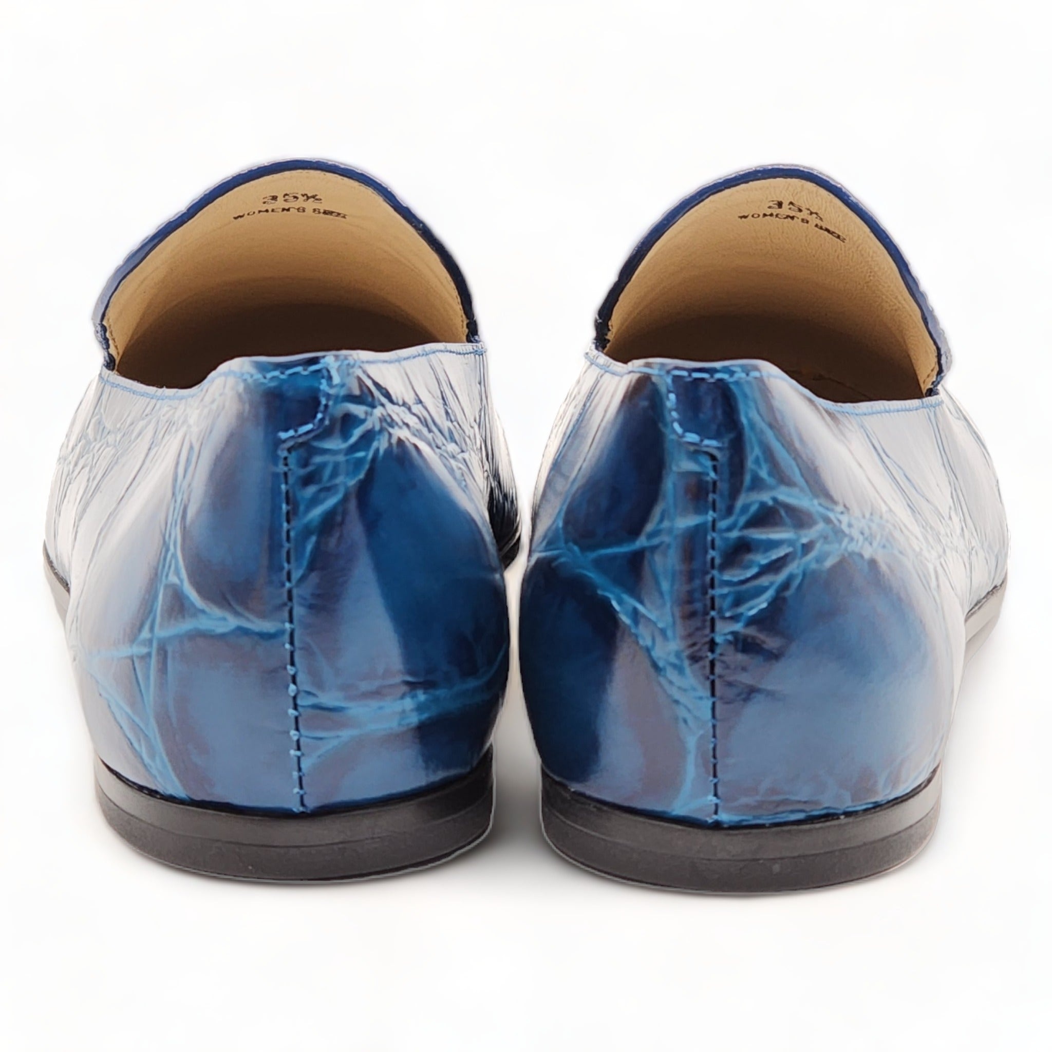Tod's Mocassino Gomma Slip On Shoes - Blue - 4
