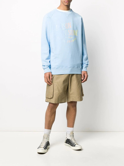 Maison Kitsuné raglan-sleeves logo sweatshirt outlook