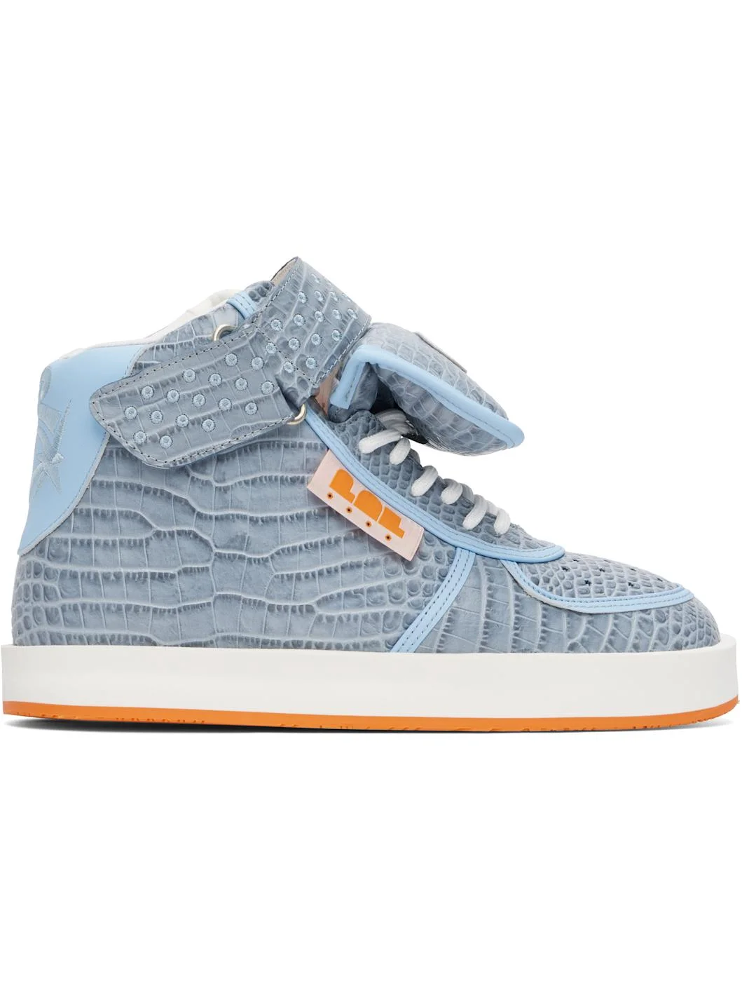 Blue Stella High Croc Sneakers - 1