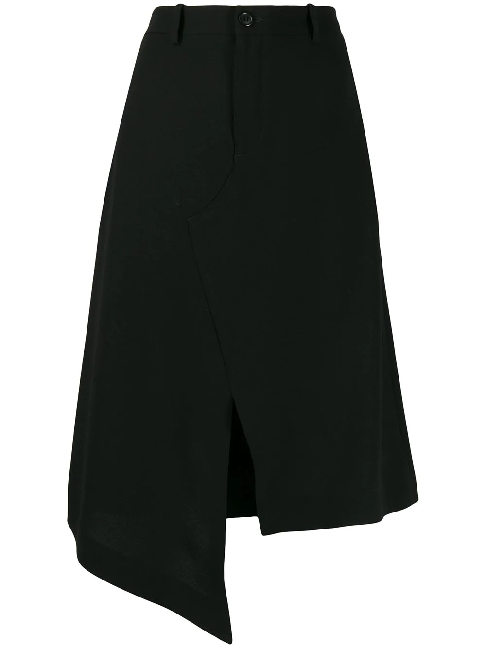 asymmetric hemline skirt - 1