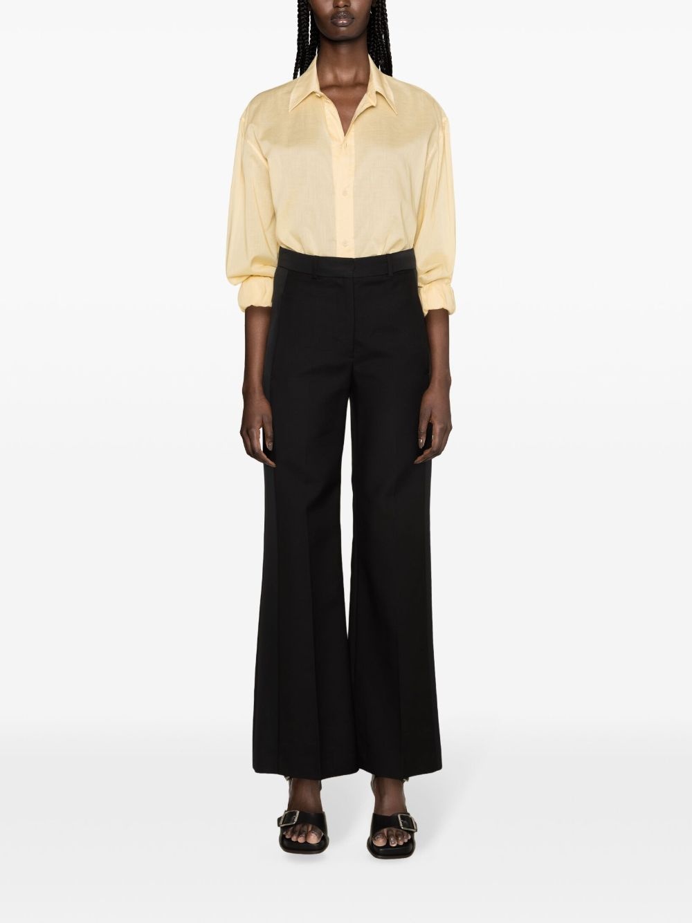 semi-sheer cotton shirt - 2