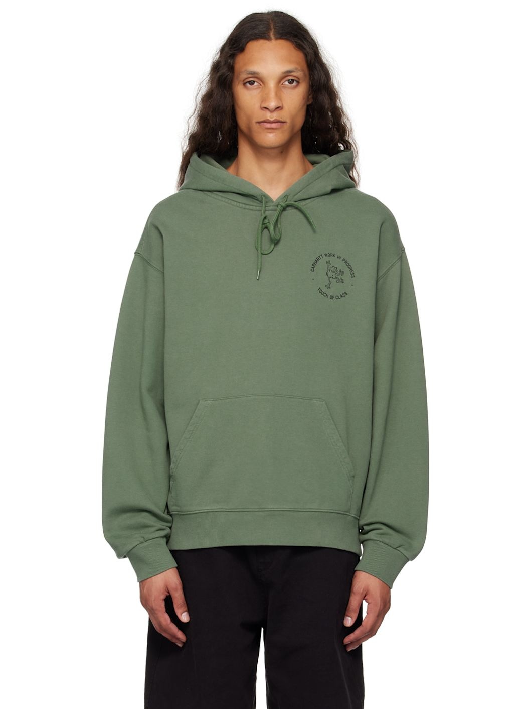 Green Stamp Hoodie - 1