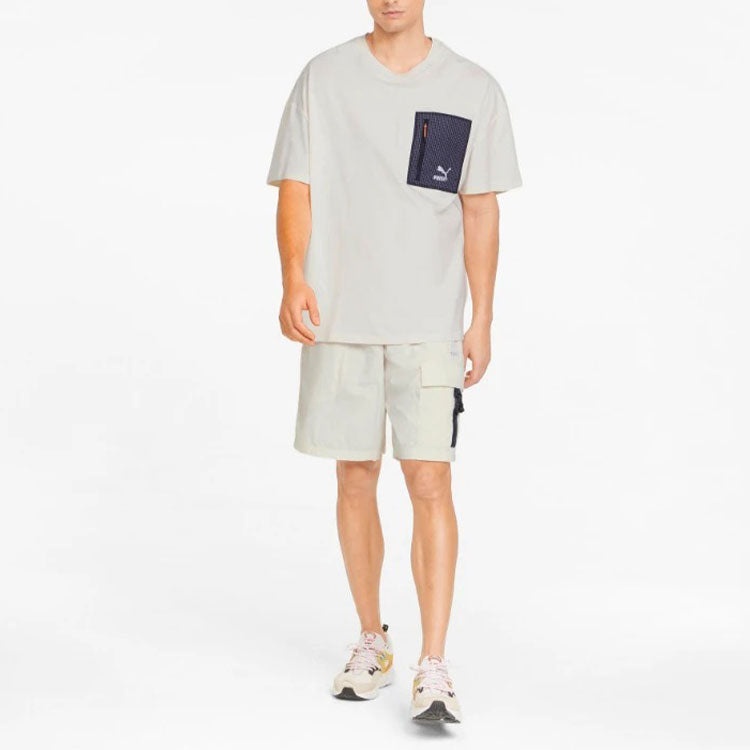 PUMA Hill Camp Cargo Shorts 'White' 535407-65 - 3