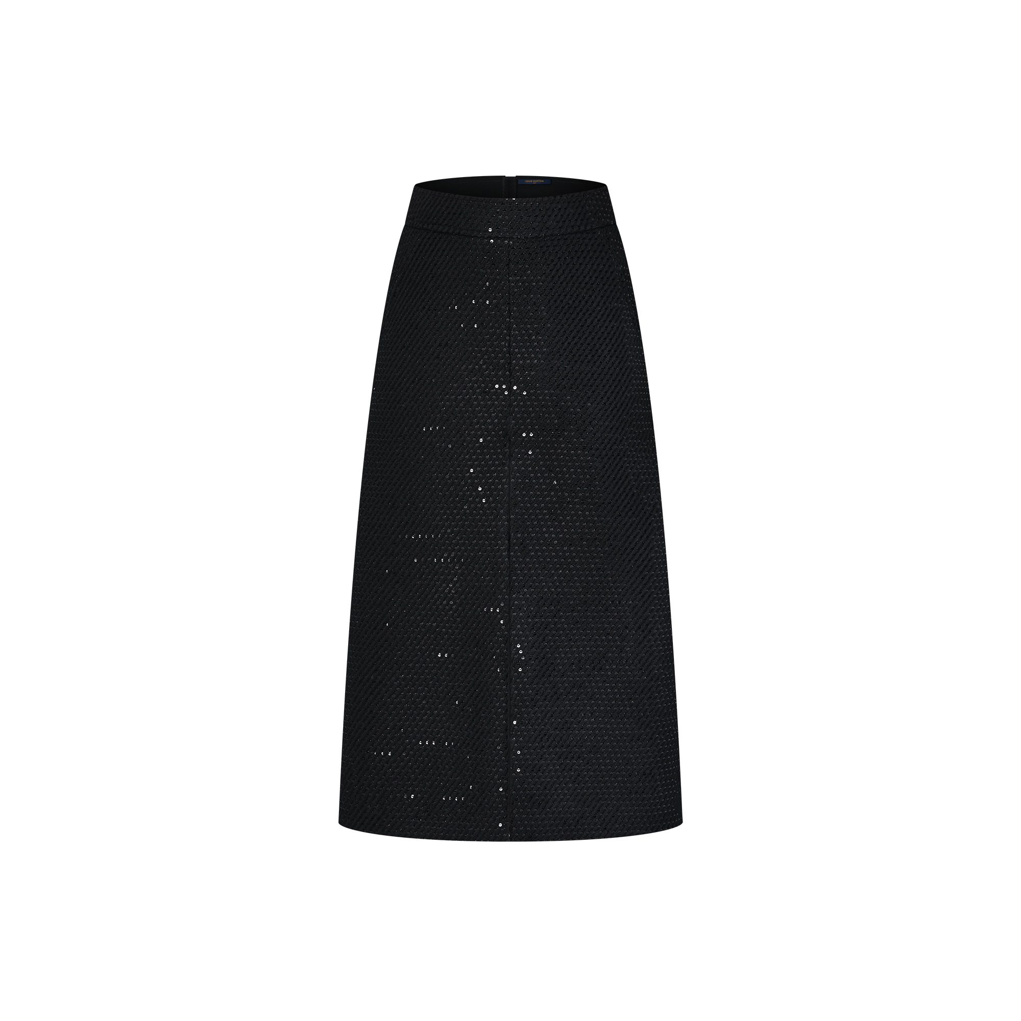 Sequin Tweed Midi Skirt - 1
