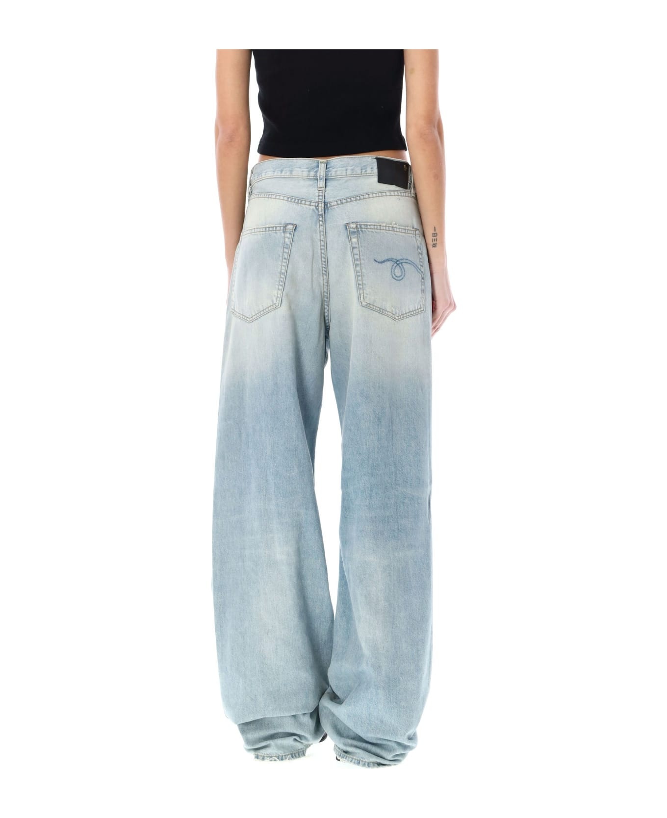 Damon Pleated Wide Leg Jean - 2