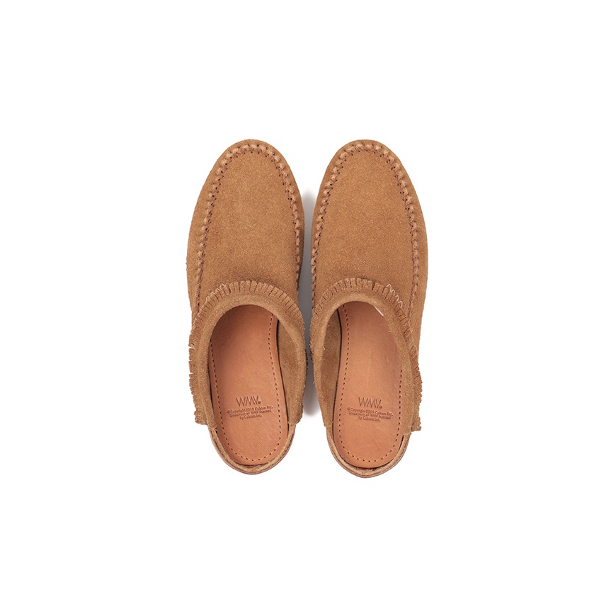 CADDO MOC SLIPPER-FOLK W CAMEL - 2