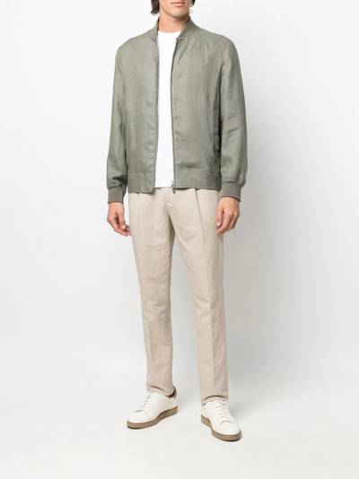 Brunello Cucinelli straight-leg drawstring trousers outlook