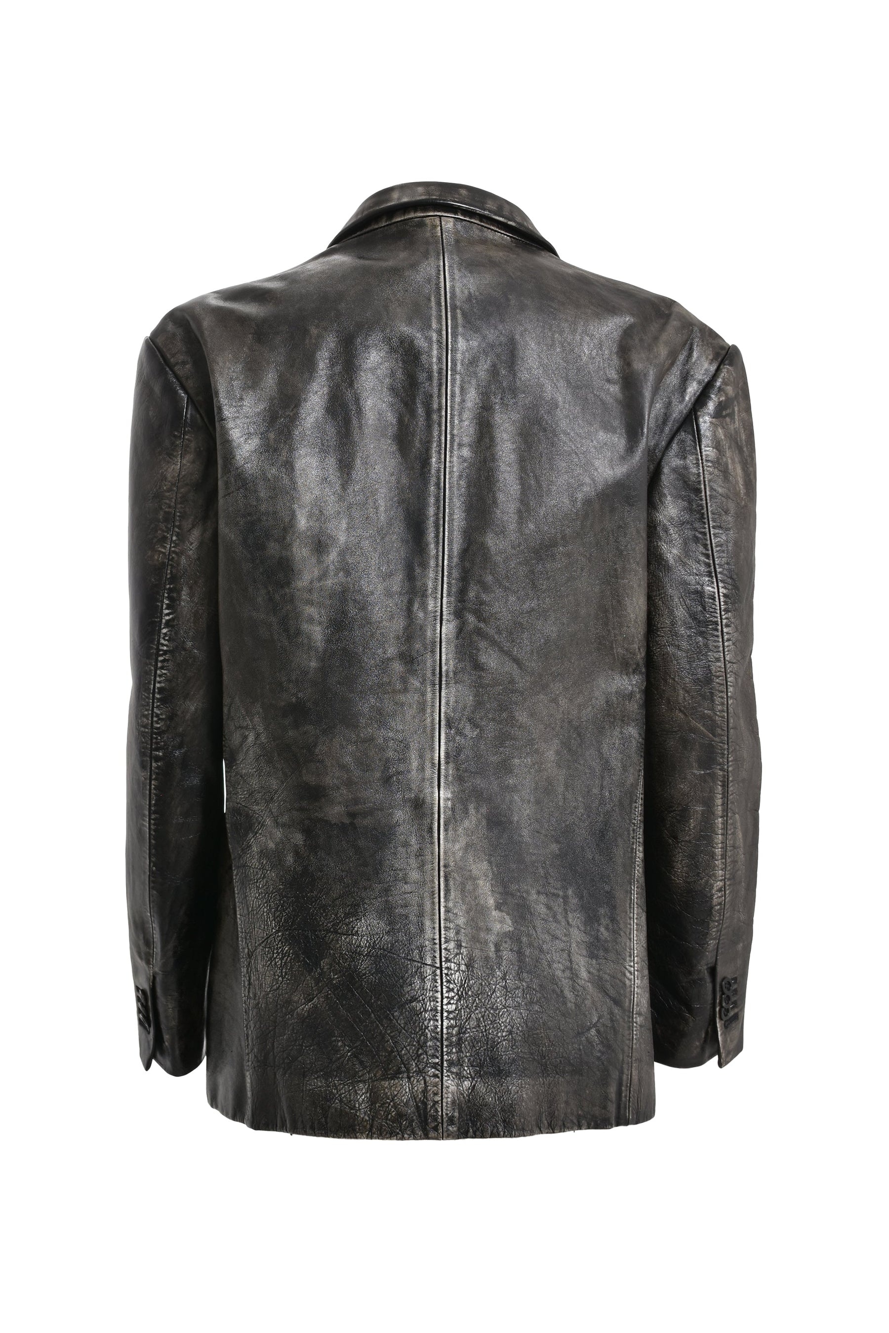 LEATHER JACKET / BLK - 2