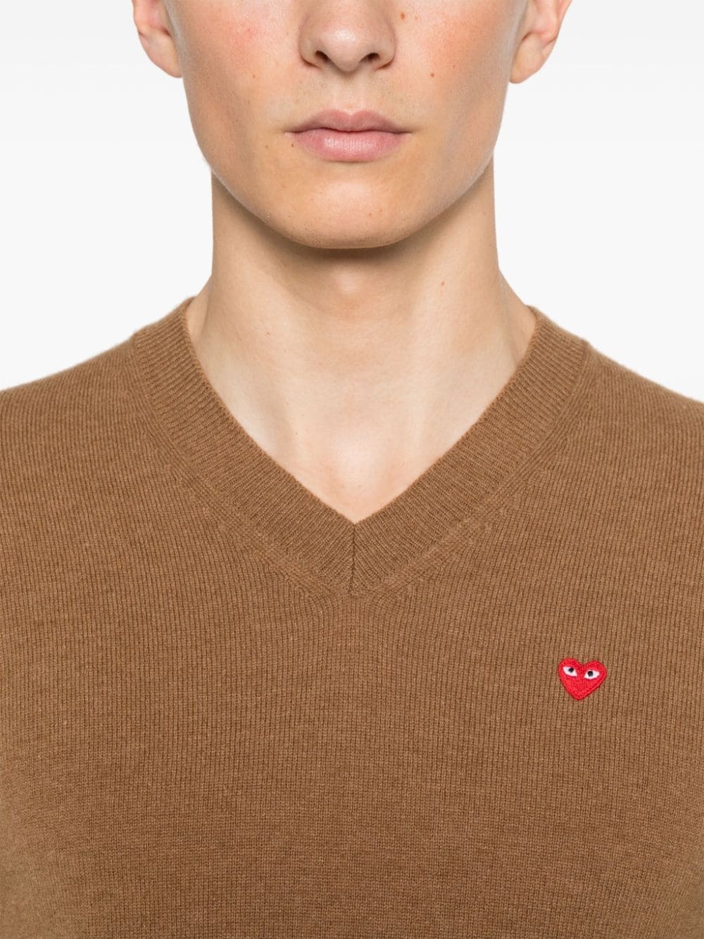 heart-patch jumper - 5