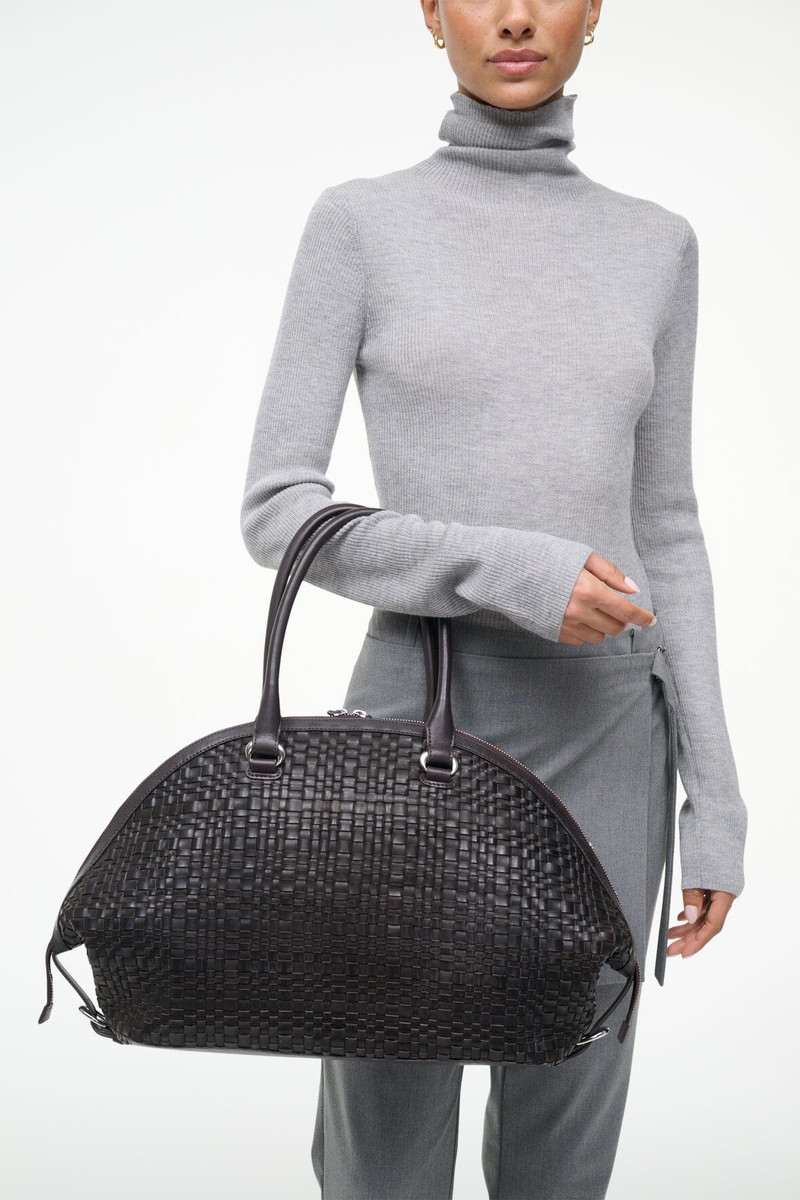 STAUD STAUD HESTER SATCHEL ESPRESSO WOVEN outlook