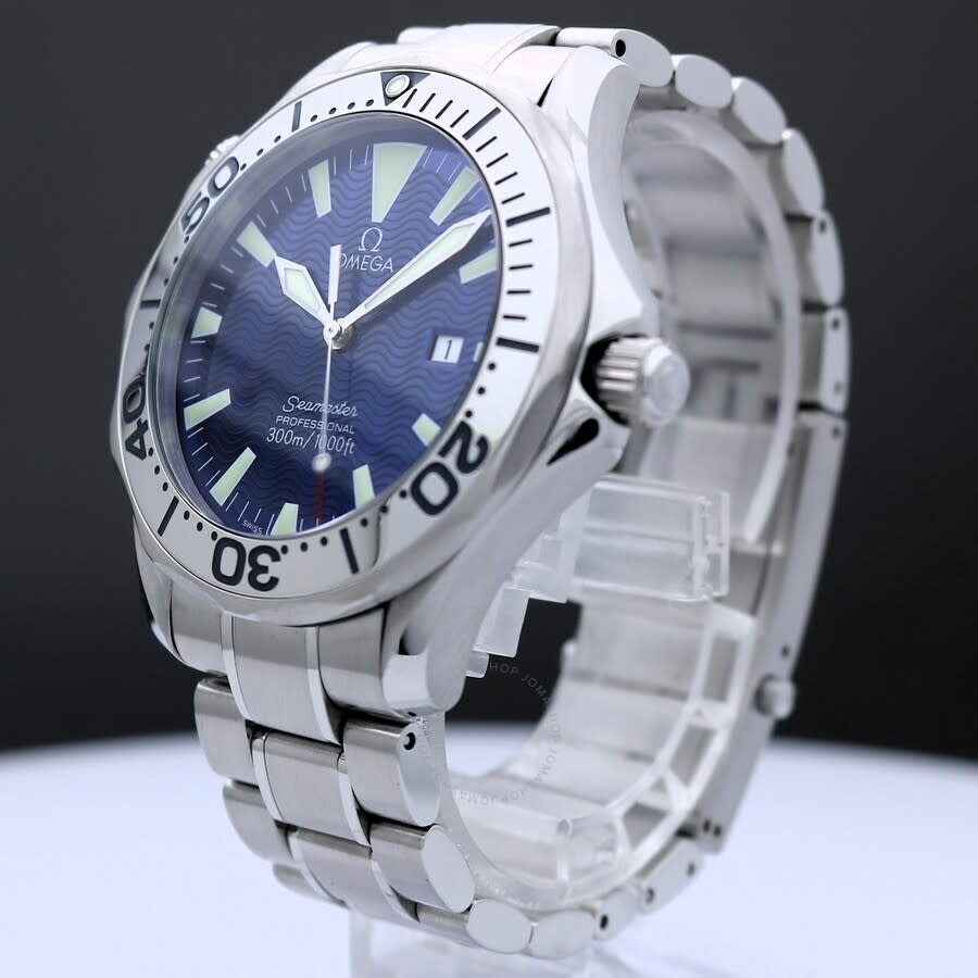 Pre-owned Omega Seamaster Quartz Chronometer Blue Dial Men's Watch 2265.8 - 3