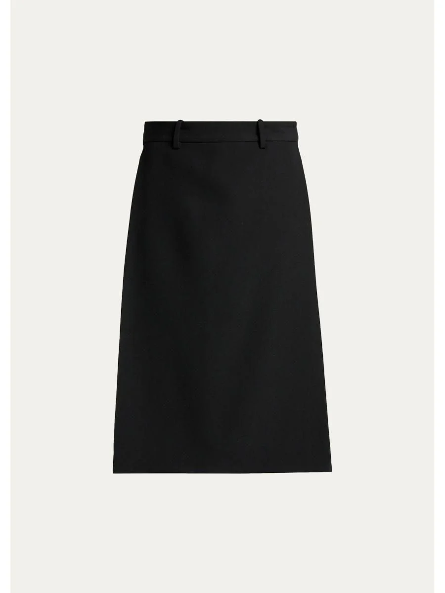Folded Knee-Length Skort - 1