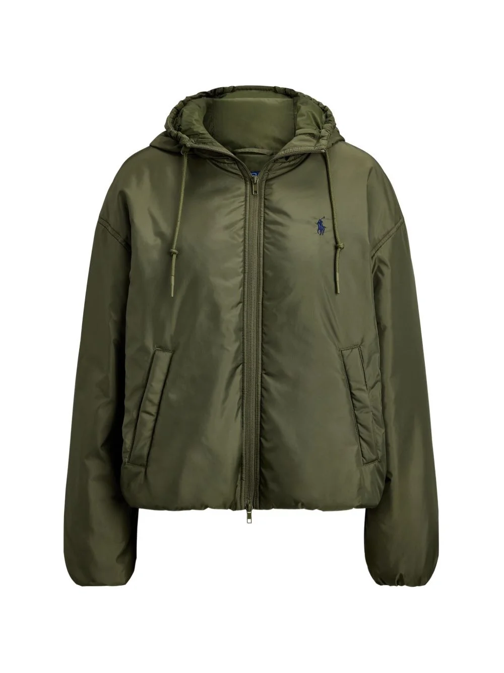 hooded zip-up jacket - 1