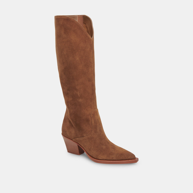 RAJ BOOTS BROWN SUEDE 3