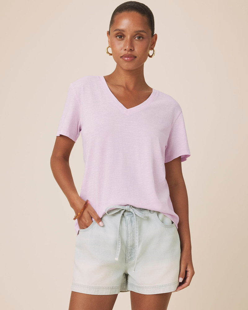 Splendid Louisa Boyfriend V-Neck Tee outlook