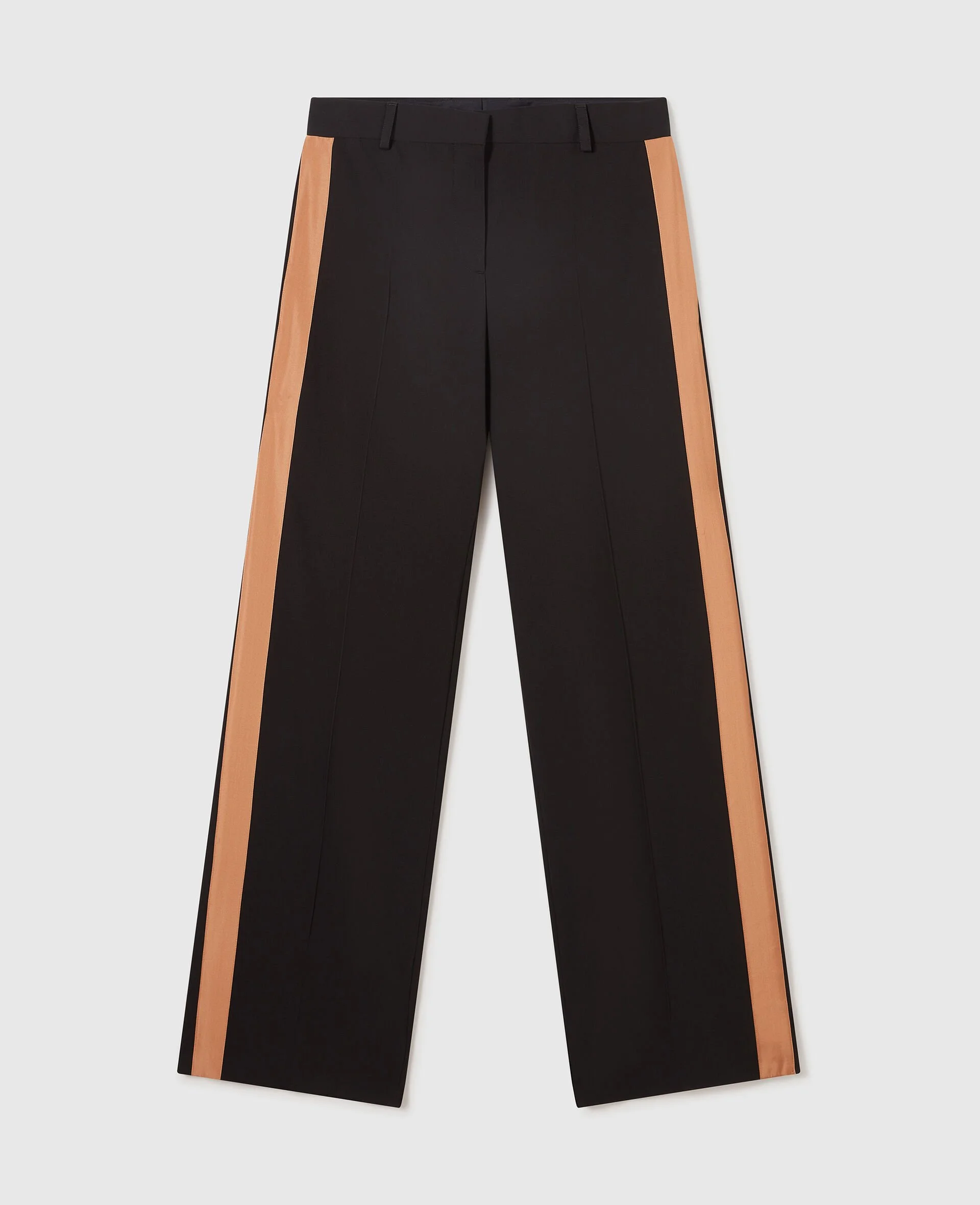 Pleated Wide-Leg Trousers - 1