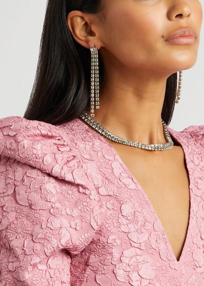Rosantica Vetro crystal-embellished drop earrings outlook