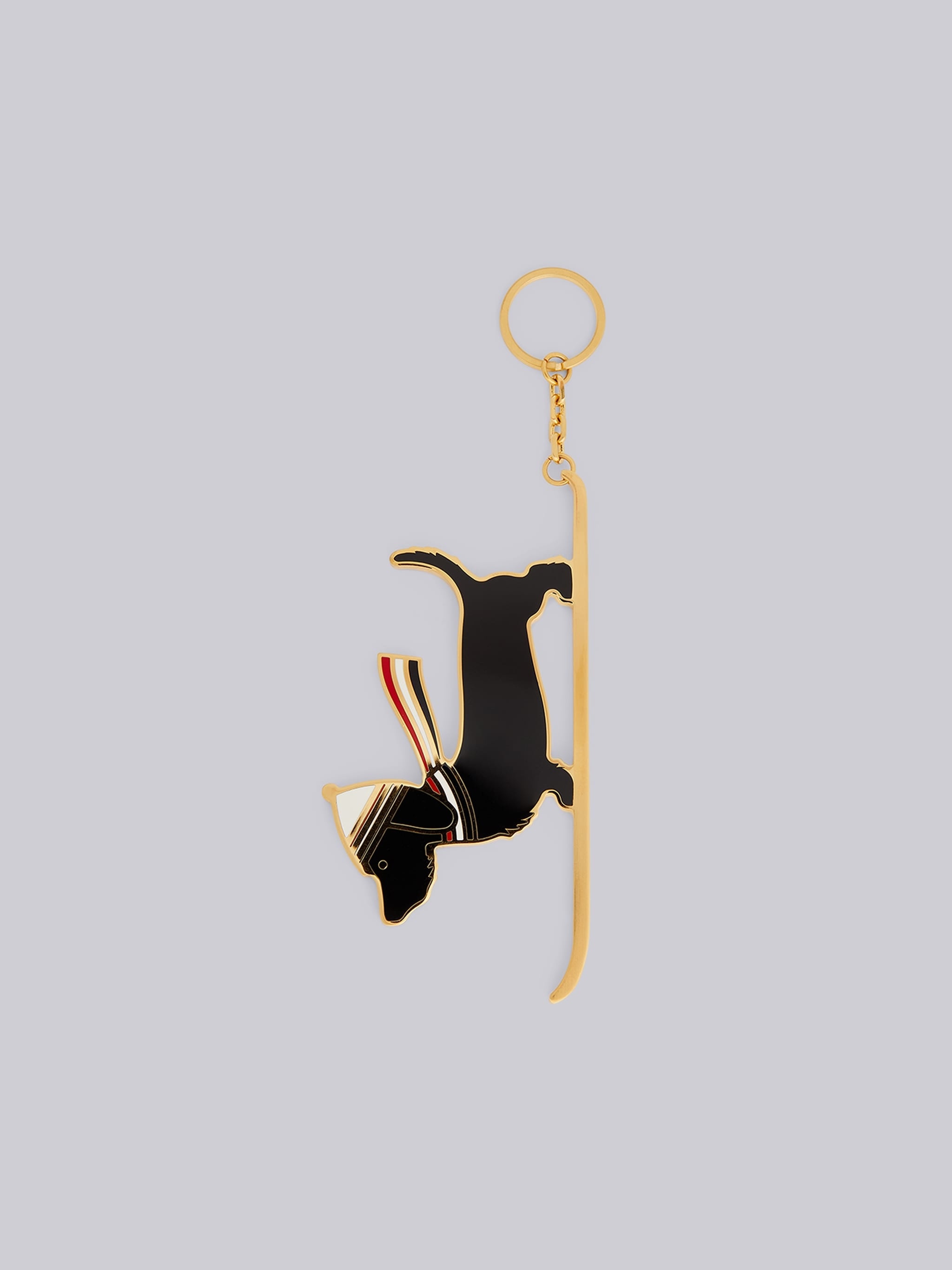 Gold Hector Ski Key Ring - 1