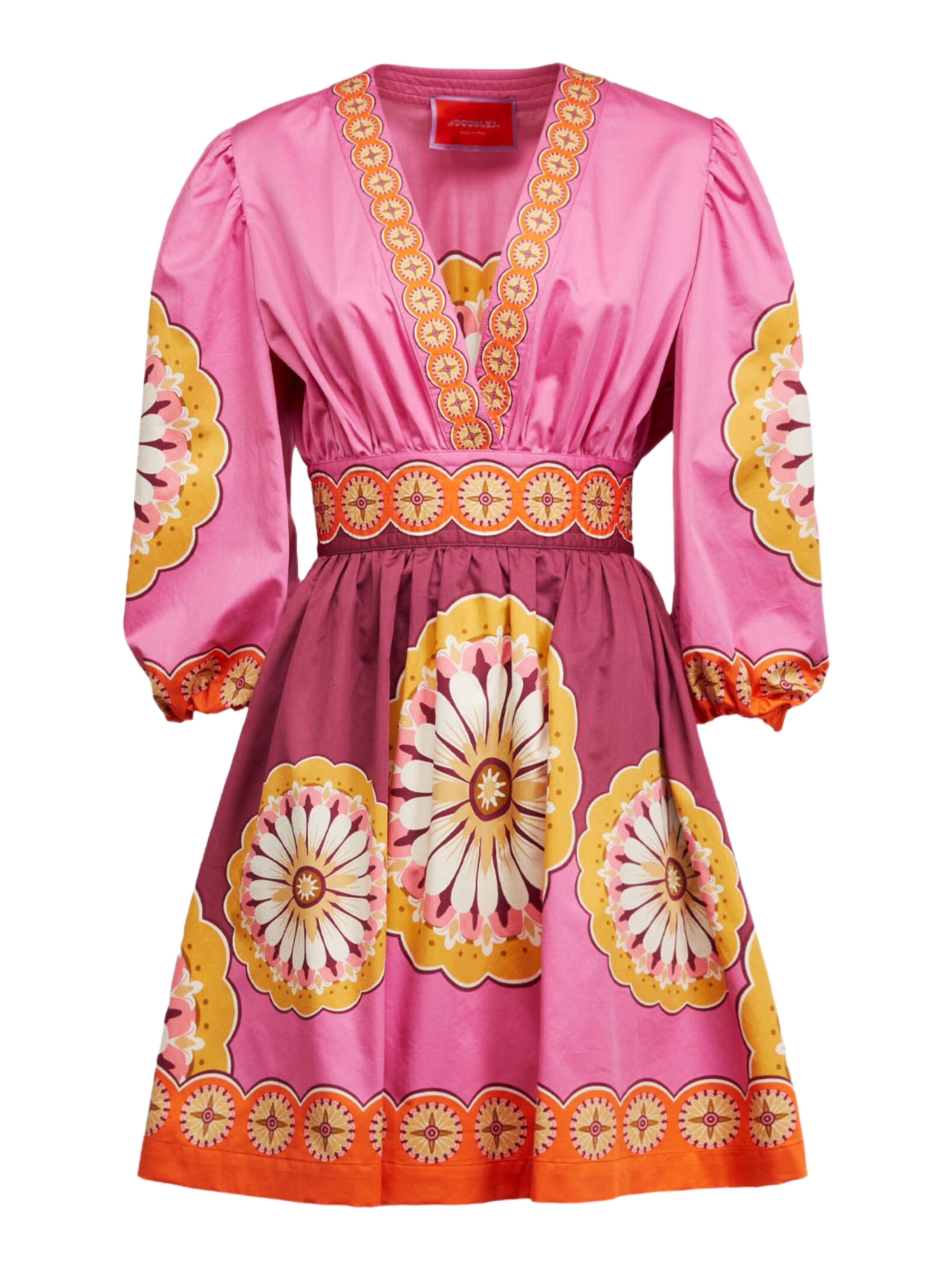 La DoubleJ Margherita Dress Napoli Plates Placée Pink at Nordstrom - 2