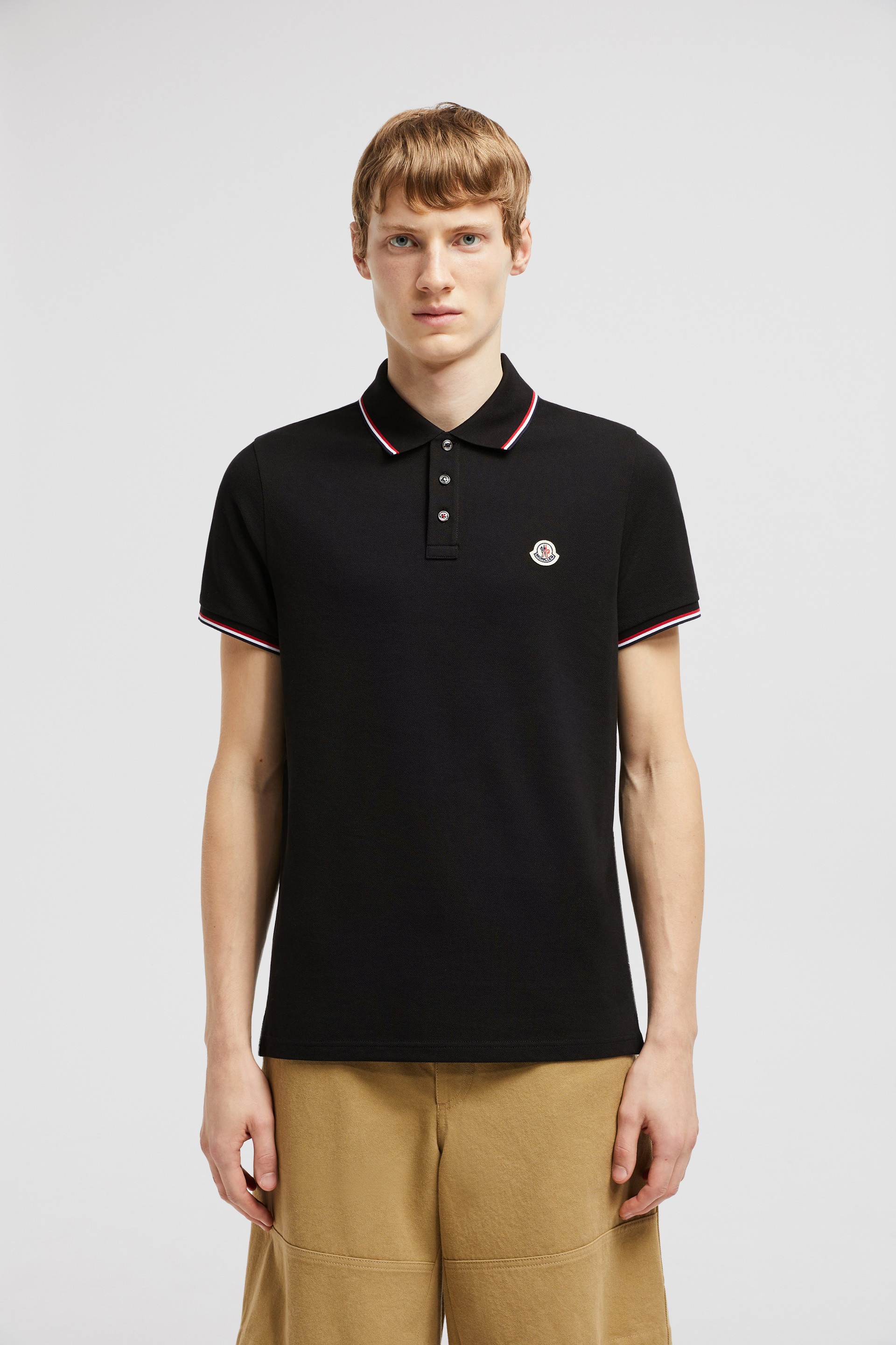 Tricolor-Trimmed Cotton Piquet Polo Shirt - 3