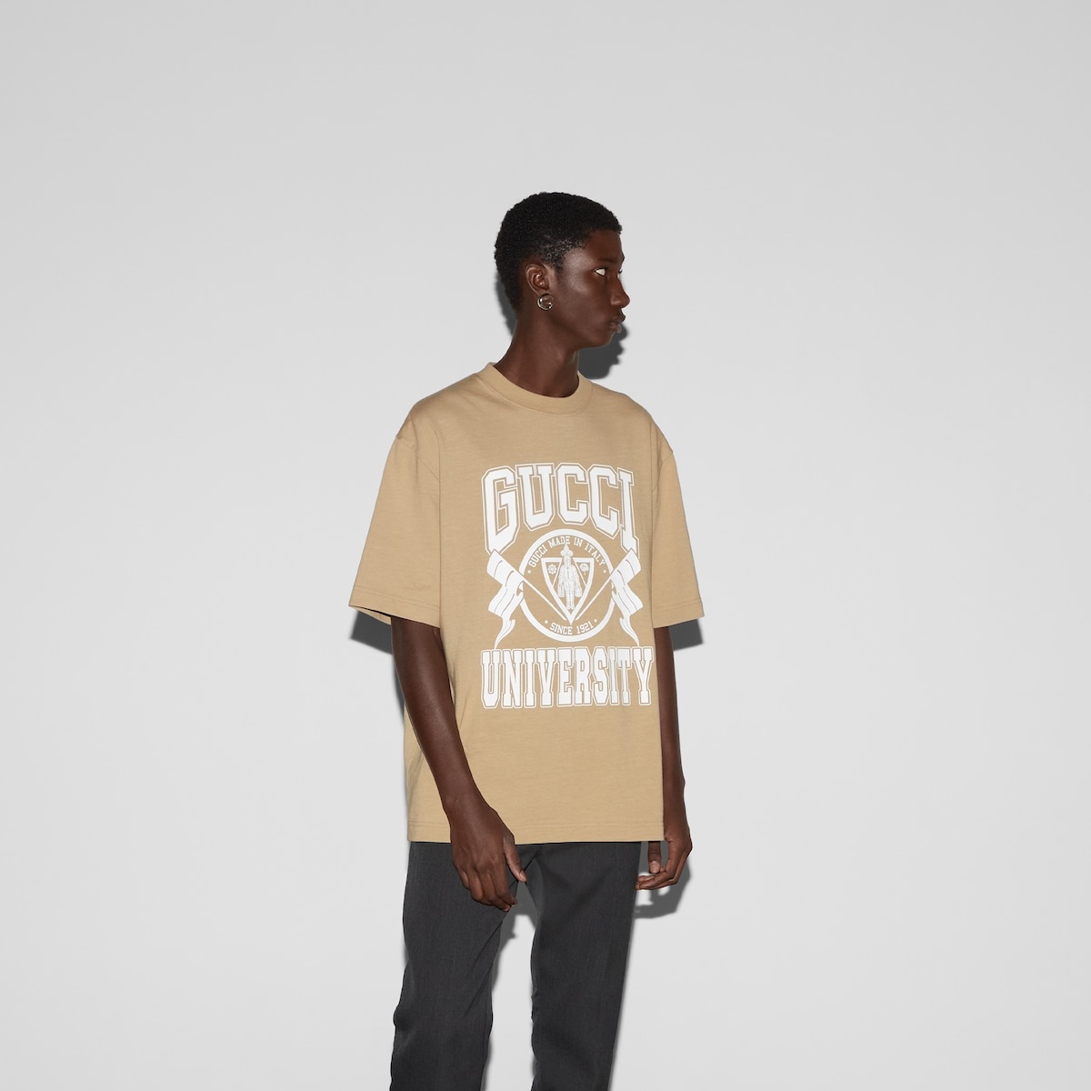 GUCCI Cotton jersey printed T-shirt | REVERSIBLE