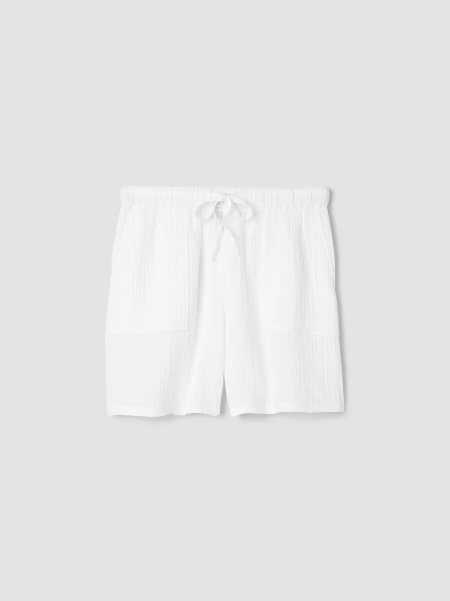Organic Cotton Lofty Gauze Walking Shorts - 1