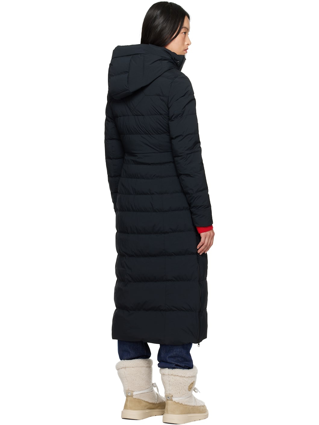 Black 'Black Label' Clair Down Coat - 3