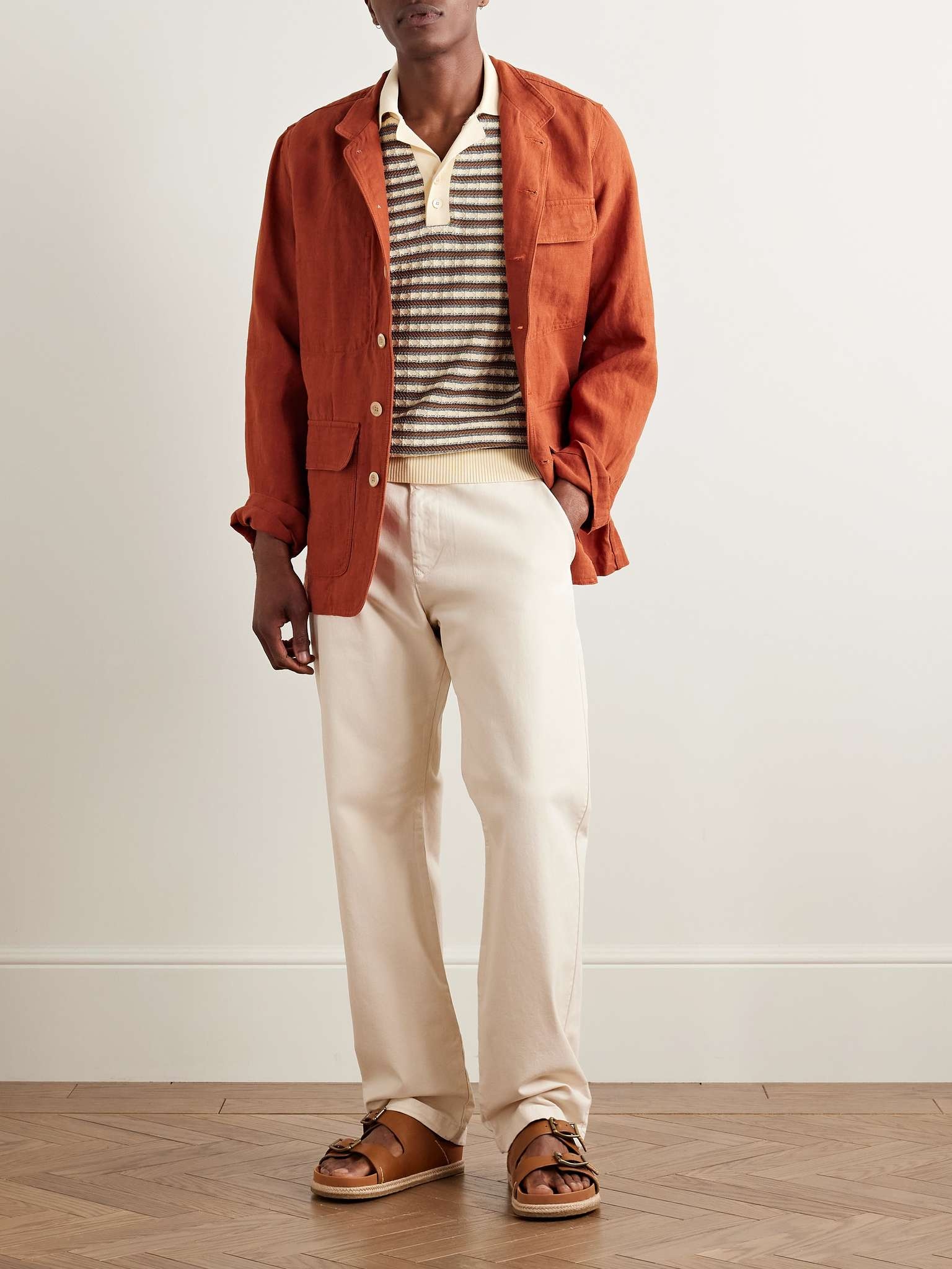 Aden 1923 Straight-Leg Organic Cotton-Blend Twill Chinos - 2