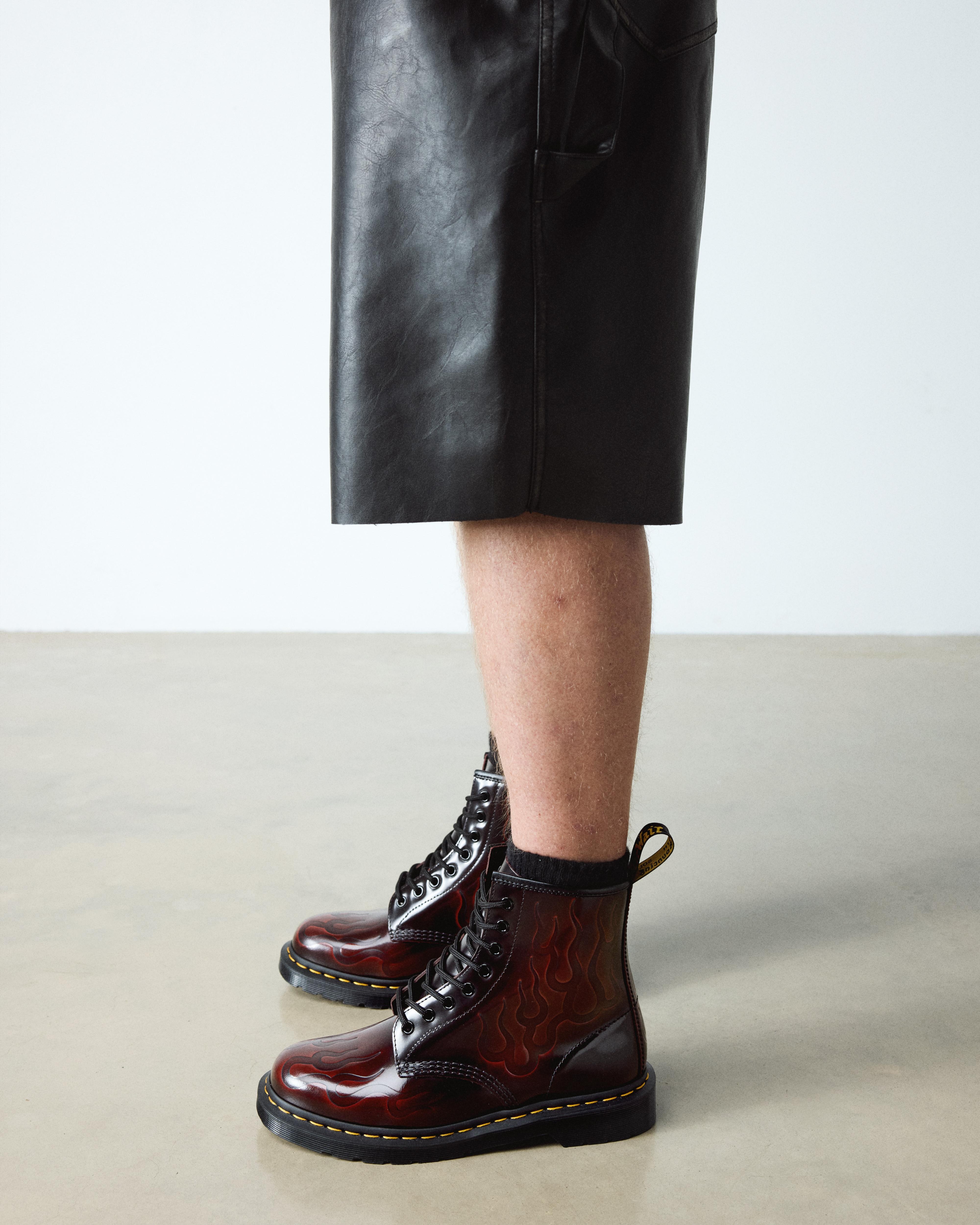 1460 Inferno Arcadia Rub Off Leather Boots - 6
