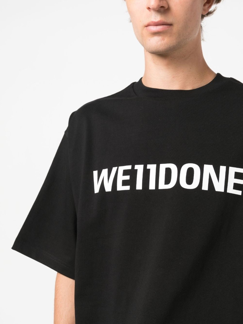 logo-print cotton T-shirt 6