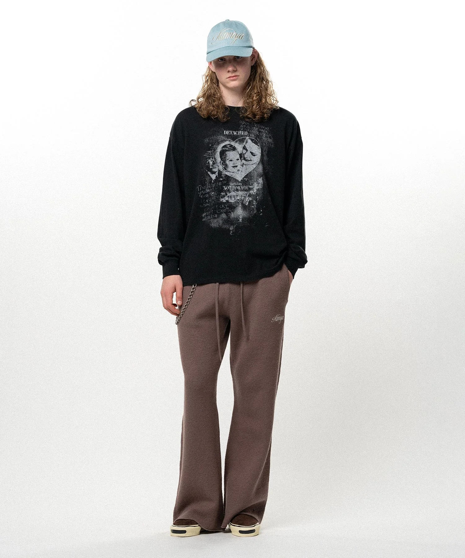 "DETACHED" L/S T-shirt - 1