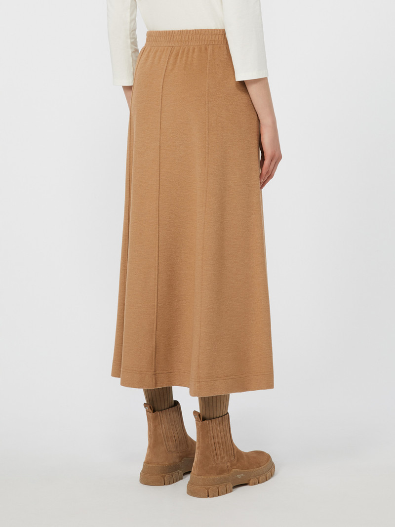 CIRCEO Drap-effect jersey skirt 4