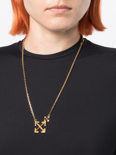 Off-White Arrows pendant necklace outlook