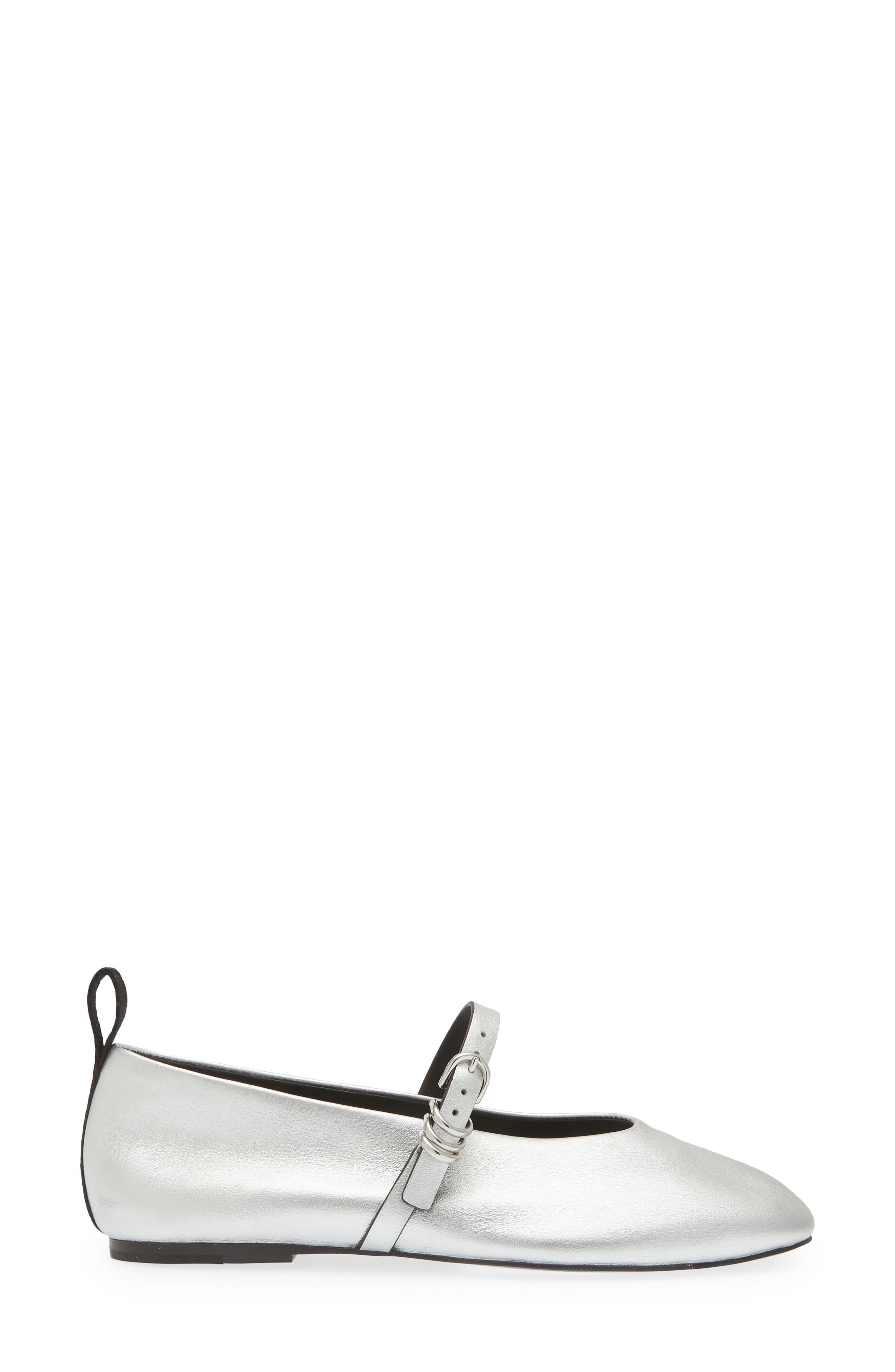 rag & bone Spire Mary Jane Flat in Slvr at Nordstrom - 3