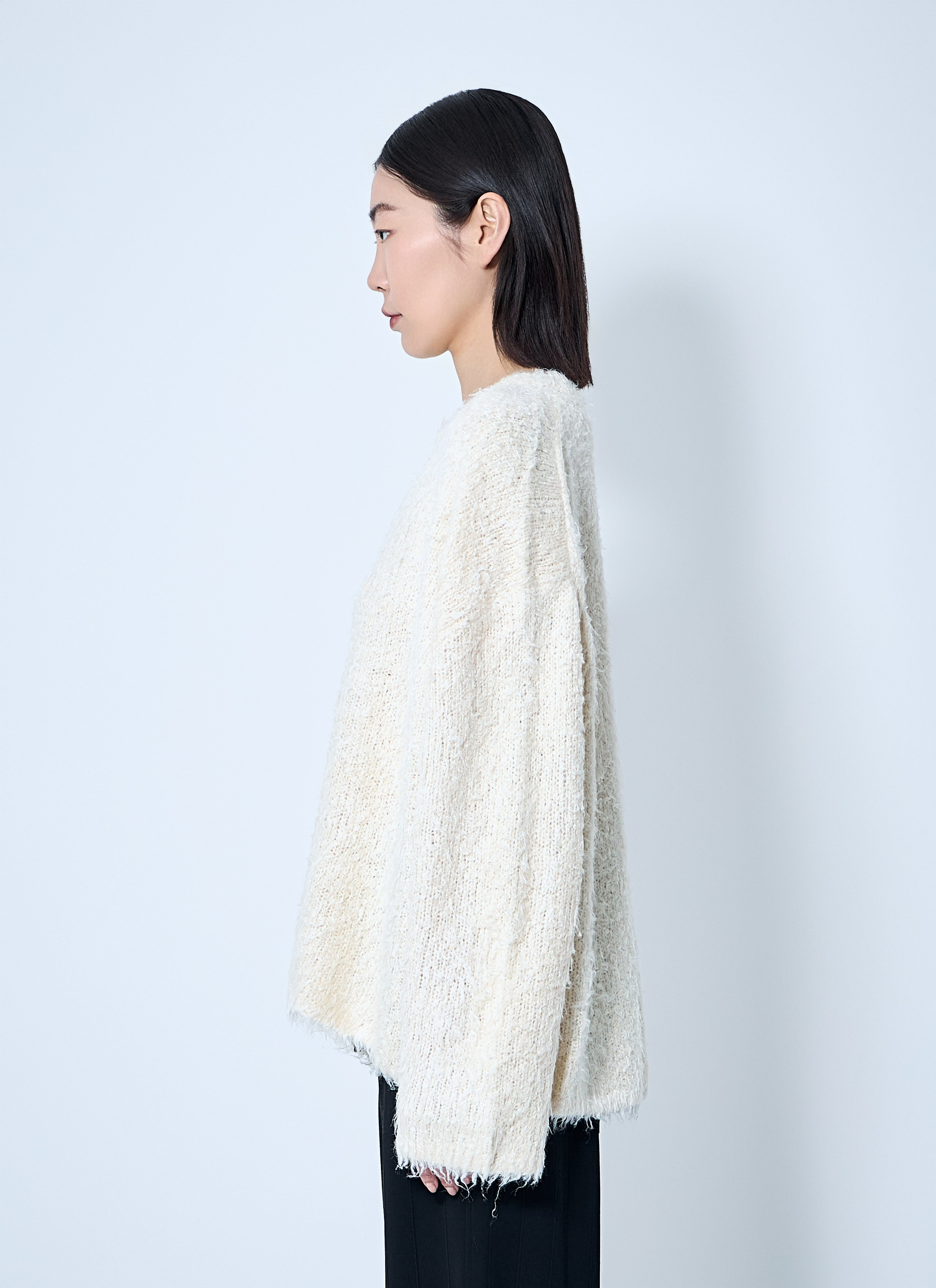 Toteme Women Boxy Silk Sweater - 3